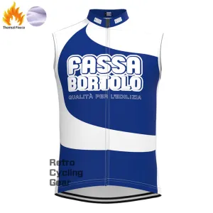 2004 Fassa Bortolo Fleece Retro Cycling Vest