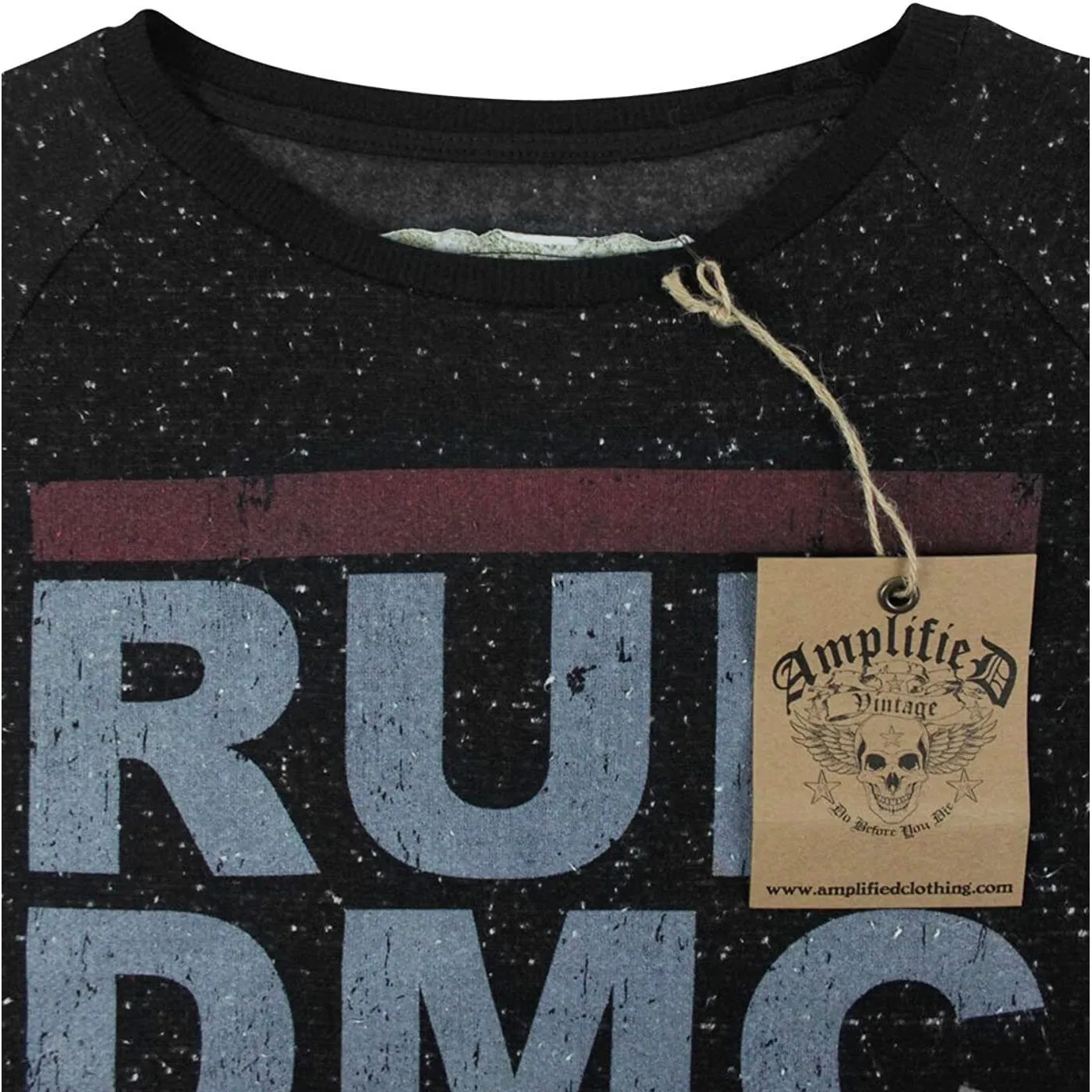 Amplified Womens/Ladies Run DMC Logo Speckled Sweater