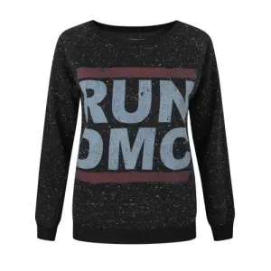 Amplified Womens/Ladies Run DMC Logo Speckled Sweater