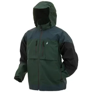 Anura Toadz Rain Jacket - Green-Slate-Black, Small