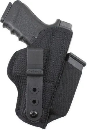 Desantis Tuck-this Ii Holster - Iwb Nylon Ambi B-guard .380 Bl