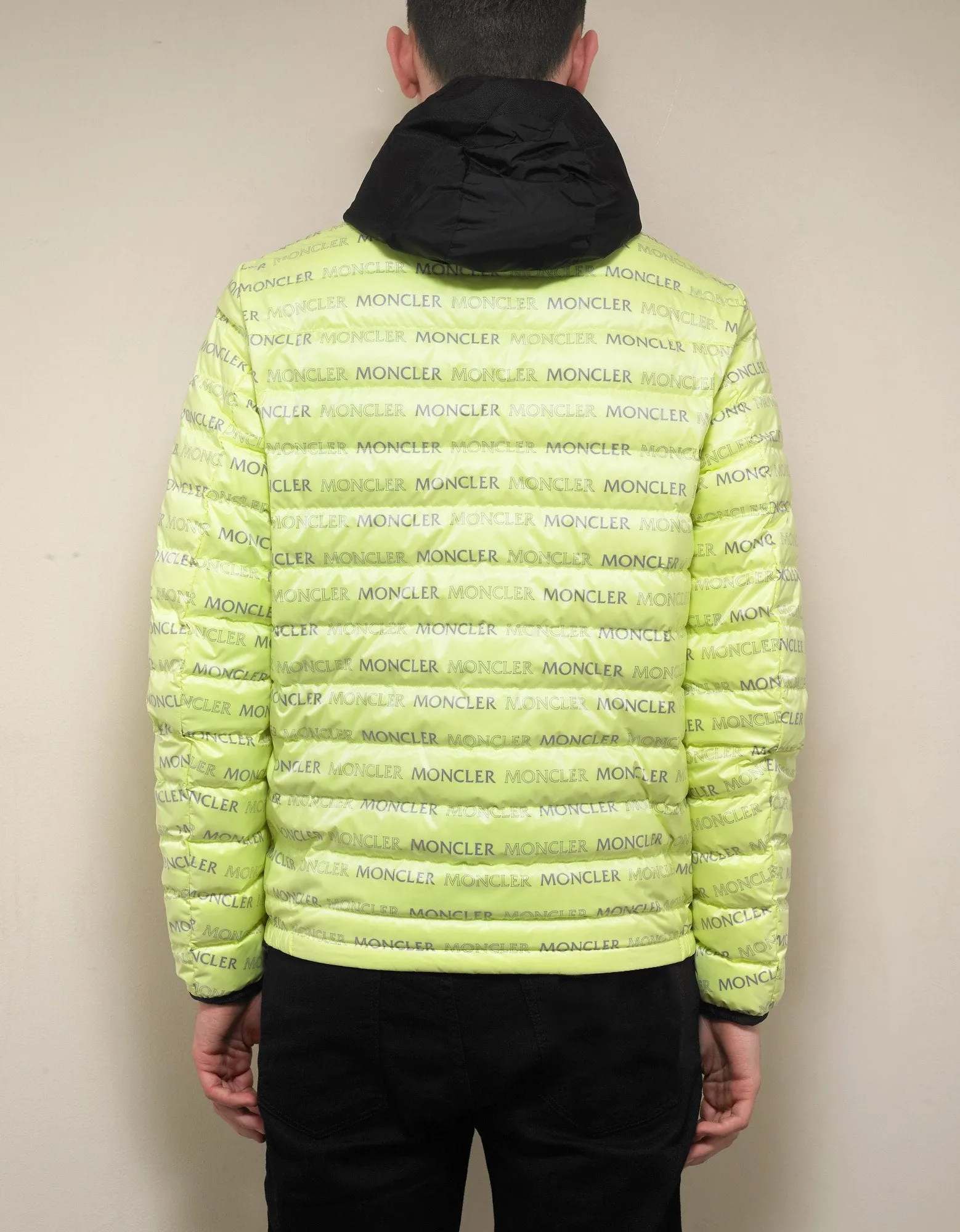 Dun Yellow Logo Down Jacket