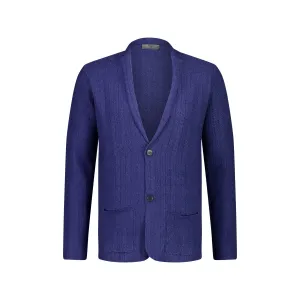 Ferrante Relaxed Jacket in MID BLUE