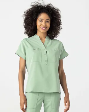 FYSEL® Fiji‎ ‎ Banded Collar Scrub Top