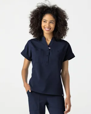 FYSEL® Fiji‎ ‎ Banded Collar Scrub Top