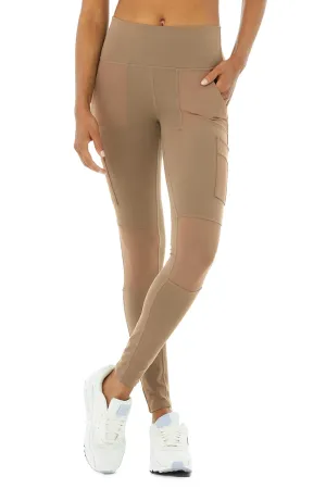 High-Waist Cargo Legging - Gravel