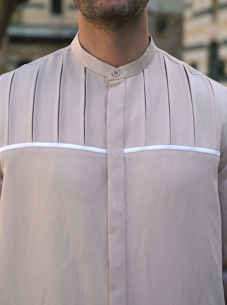 Inverted Pleats Shirt