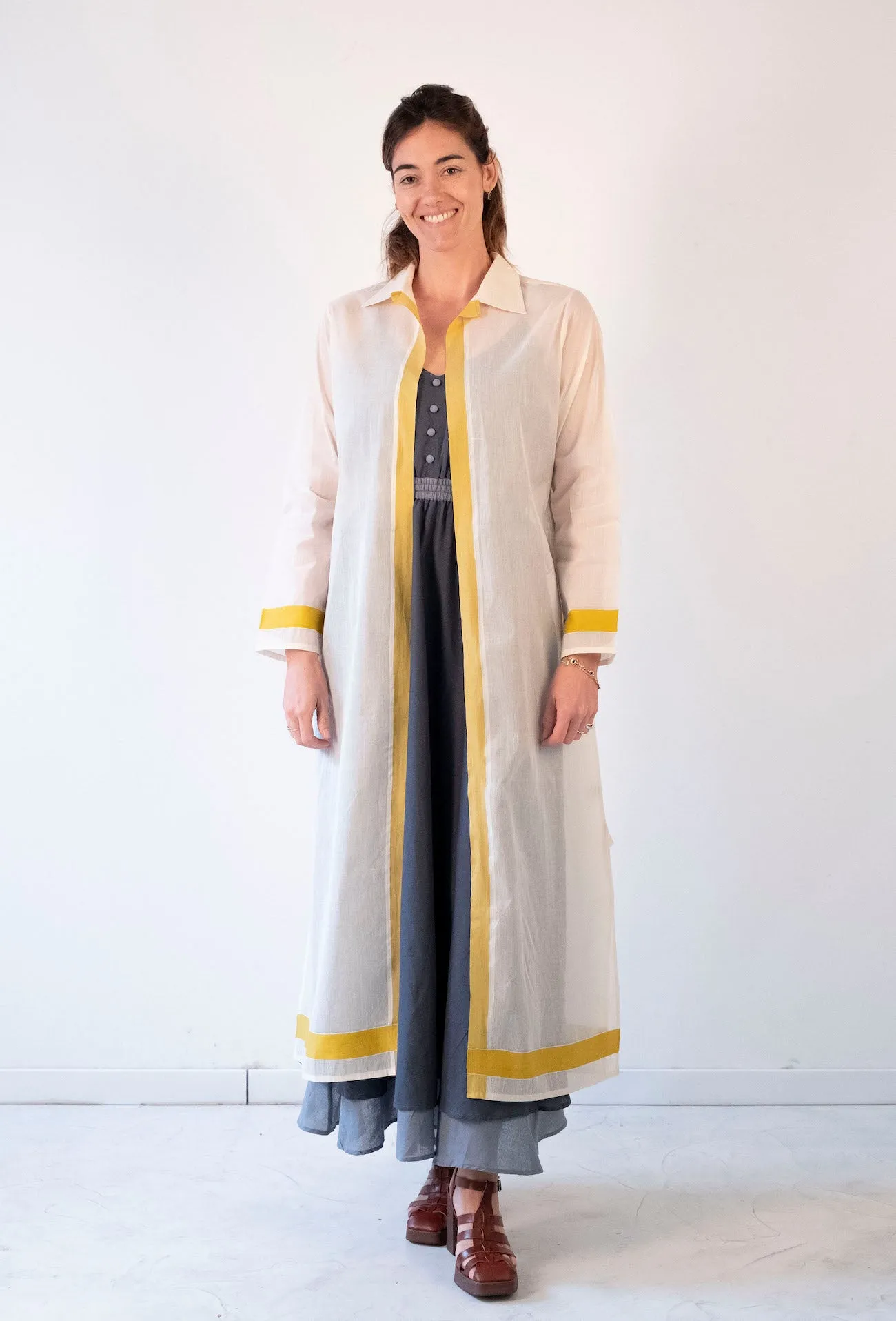 Long light summer coat