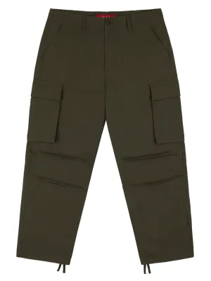 LOVIAH RIPSTOP CARGO PANTS DARK GREEN