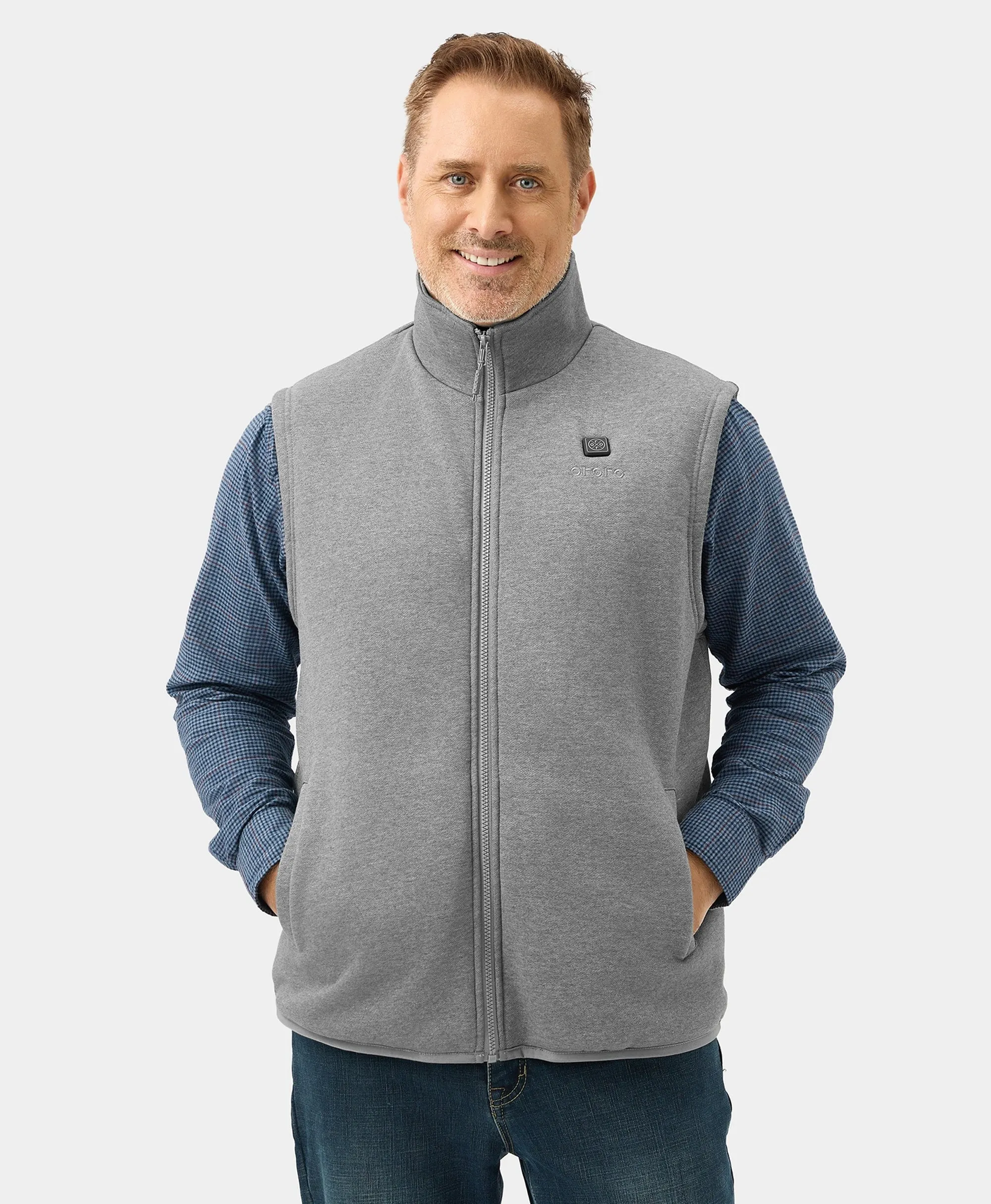 Men's Heated Fleece Vest - New Colours