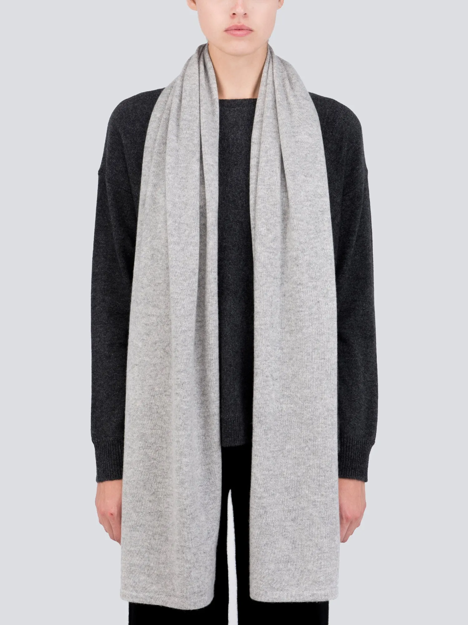 Oversized Scarf_Light Grey