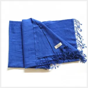 Pure Pashmina Shawl Blue